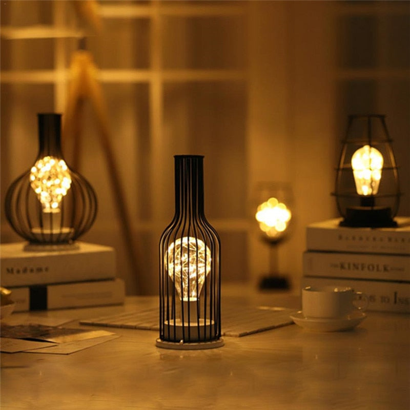 Battery Operated Table Lamp | Modern Nightstand Light | Stylish Bedside Lamp | LED Ambient Fixture | Portable Reading Light - Zardee-1