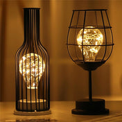 Battery Operated Table Lamp | Modern Nightstand Light | Stylish Bedside Lamp | LED Ambient Fixture | Portable Reading Light - Zardee-4